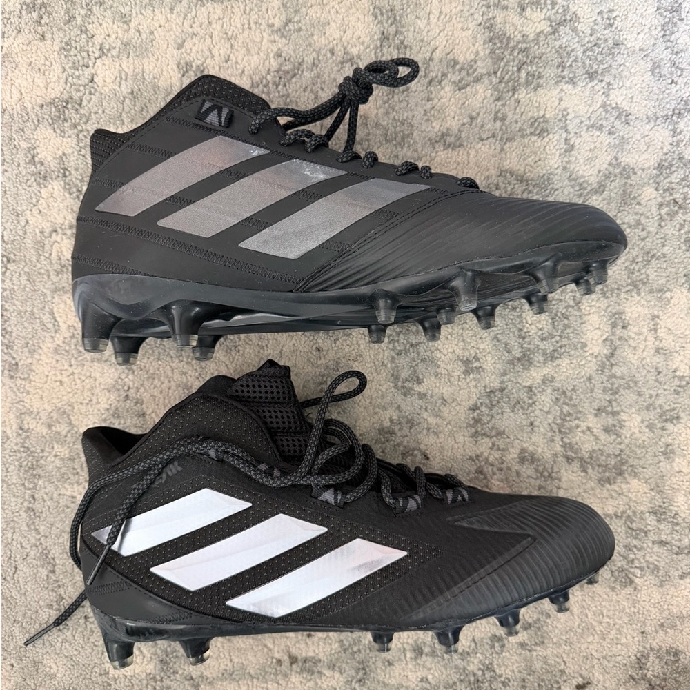 Adidas Freak Carbon Mid Men's Black and Gray Football Cleats